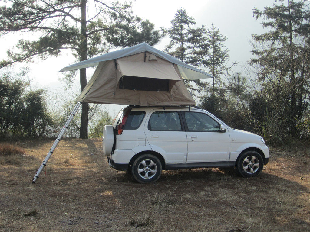 Анти- шатер автомобиля воды установленный крышей с лестницей 2М Экстендабле алюминиевой