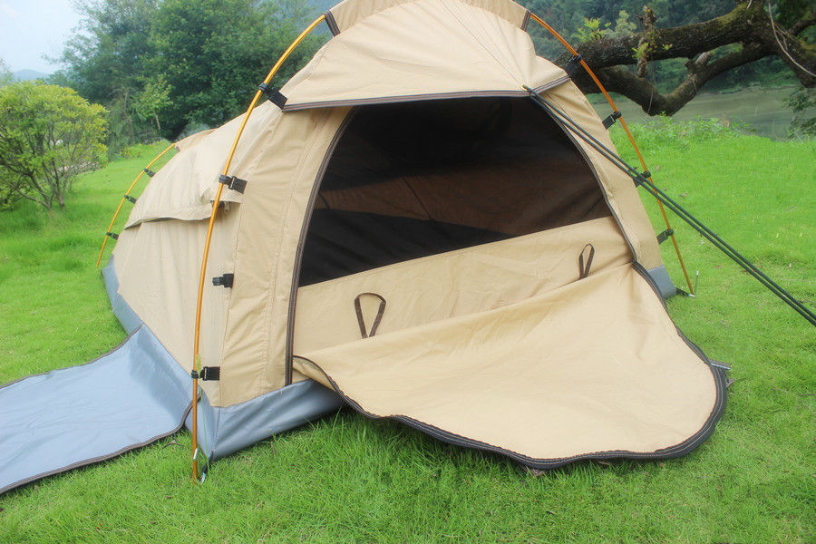 Холст располагаясь лагерем шатер Сваг 2 человеков с полом ПВК решетки 450ГСМ/окном сетки